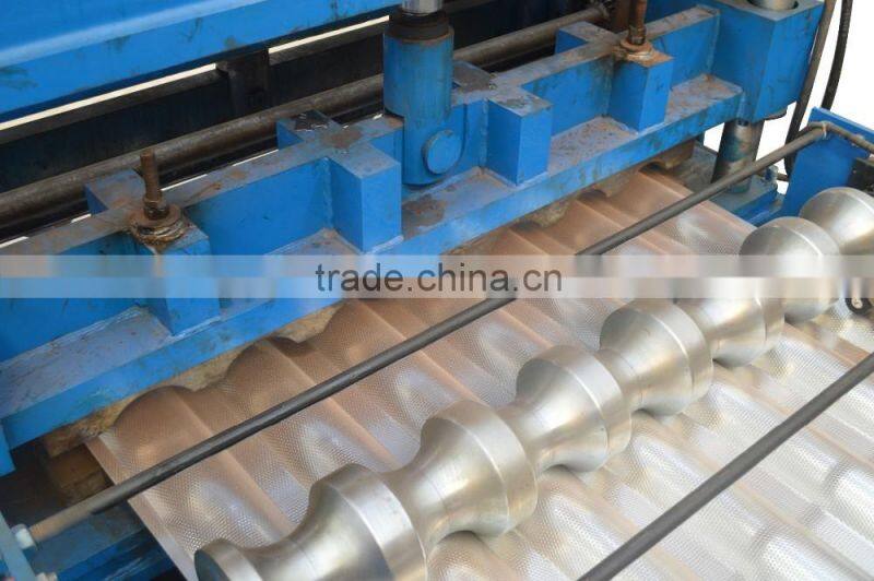 New design high quality making metal colored roof tile forming machine