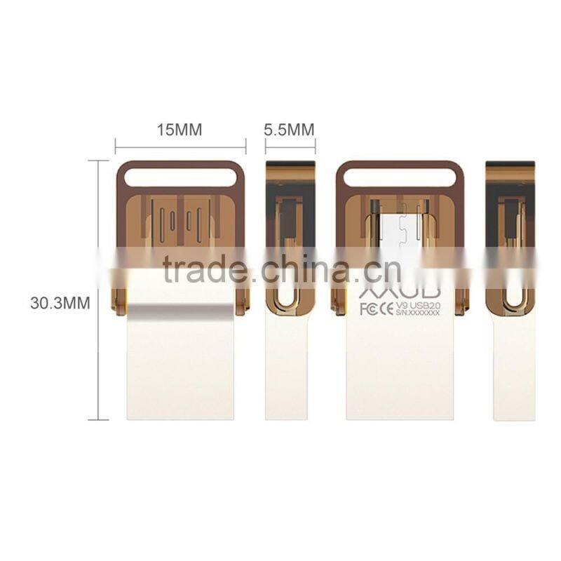2016 Shenzhen Hot new!! Custom logo 2th usb flash drive otg usb flash drive for phone