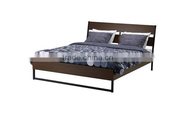 Mdf bed with storage double bed Melamine finish