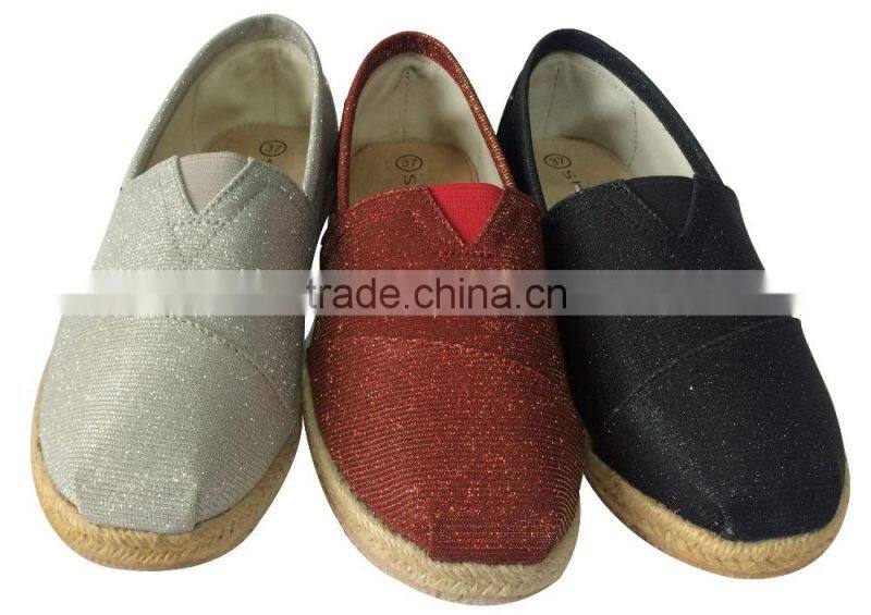 women fashionable hemp rope canvas shoes,women casual shoes