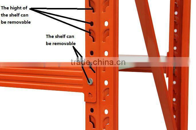 Multi-layers warehouse heavy duty steel rack HSX-1936