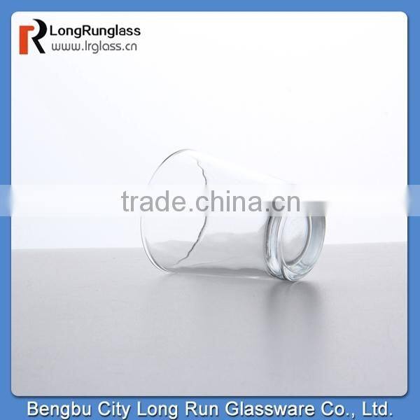 LongRun bengbu high quality unbreakable round heavy bottom wine glass