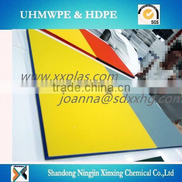 Anti slip surface dual color triple layer hdpe sheet