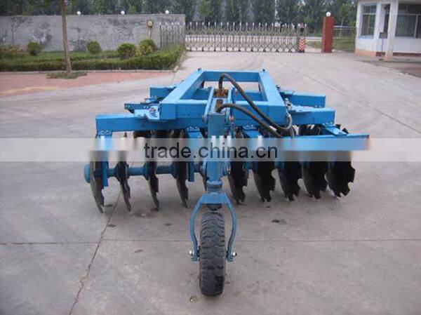 Heavy suspension offset disc harrow