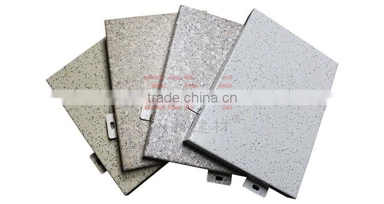 Decorative marble grain aluminum panel exterior wall cladding designs