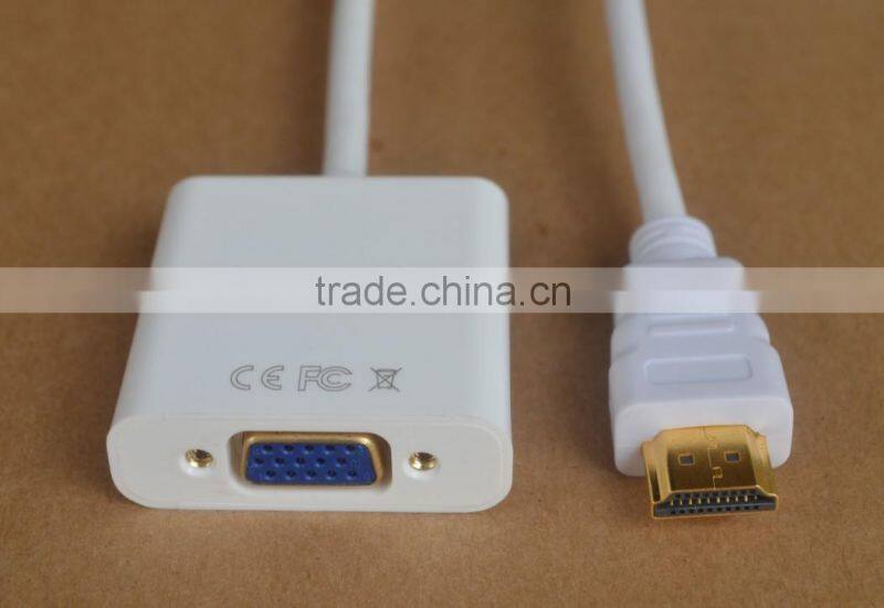 Mini DisplayPort / Mini HDMI / HDMI to VGA + 3.5MM Audio / Video Adapter