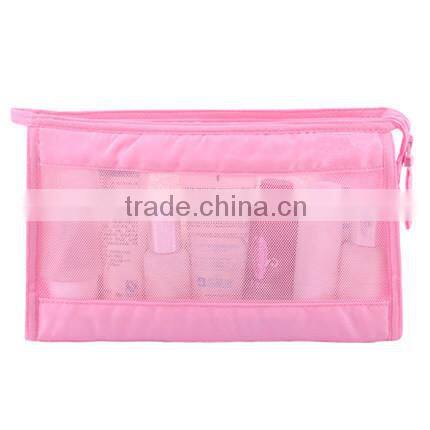 mesh wash bag, men cosmetic bag