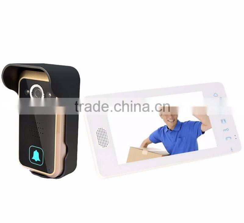7inch video door phone Security Camera System Video Doorbell