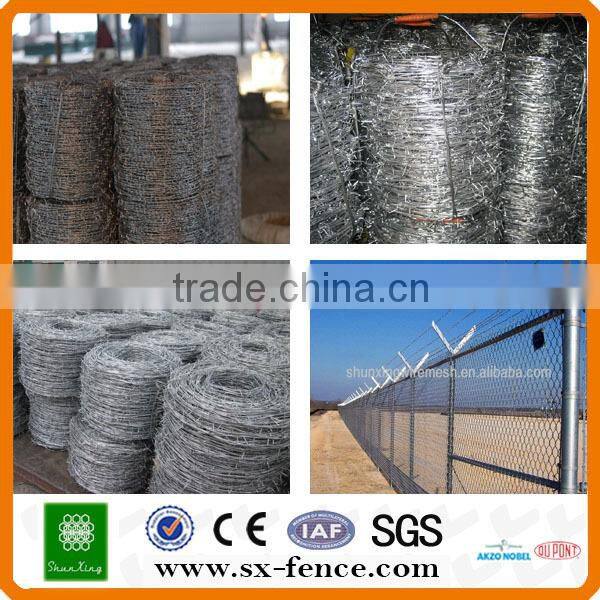 ISO,SGS,BV professional manufacturer Galvanized Barbed Wire Price