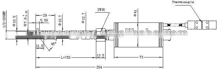China sanitary temperature melt pressure transmitter 0-10V
