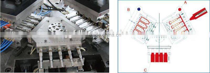Pesticide bottle hdpe mold