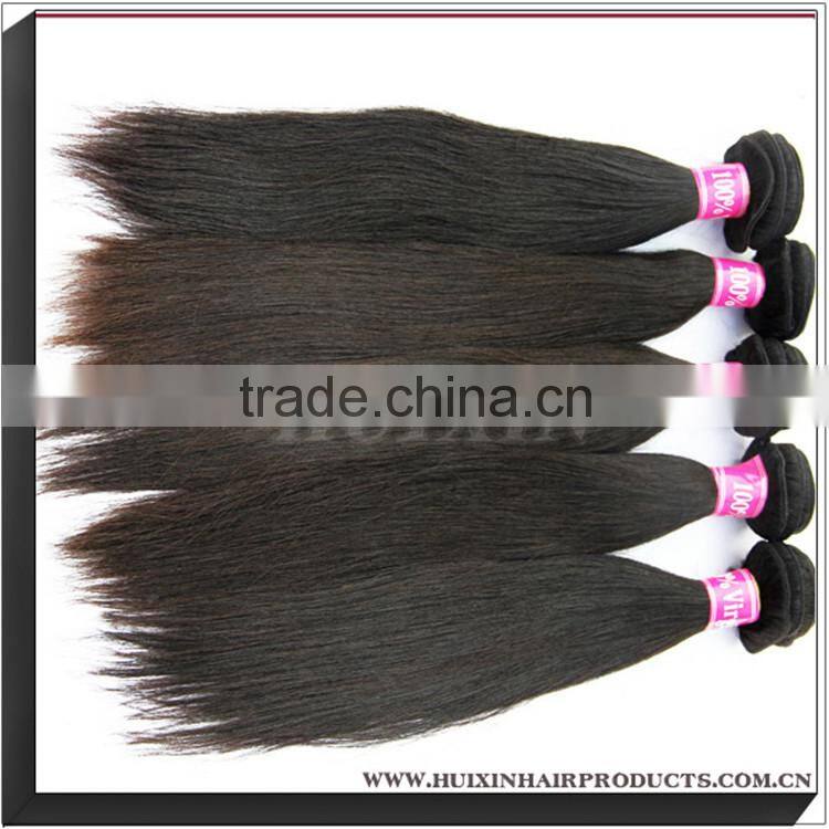 Unprocessed raw 100% virgin human hair, cambodian straight hair weave
