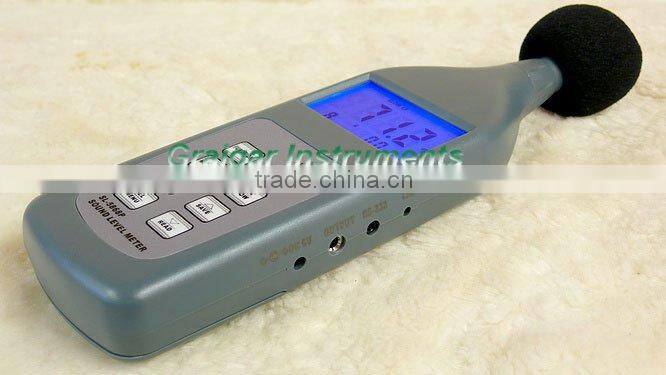 SL5868P Sound Level Meters W/ Software,Cable and AC Adapter+Free Shipping