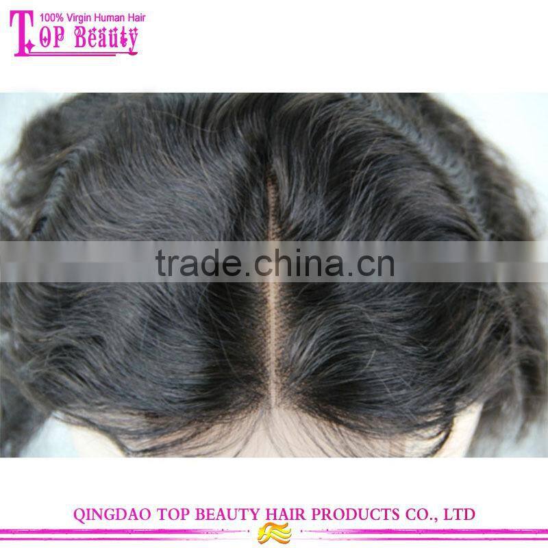 Cheap Stock Silk Base Closure Free Parting/Middle/3 Way Part Silk Base Closure