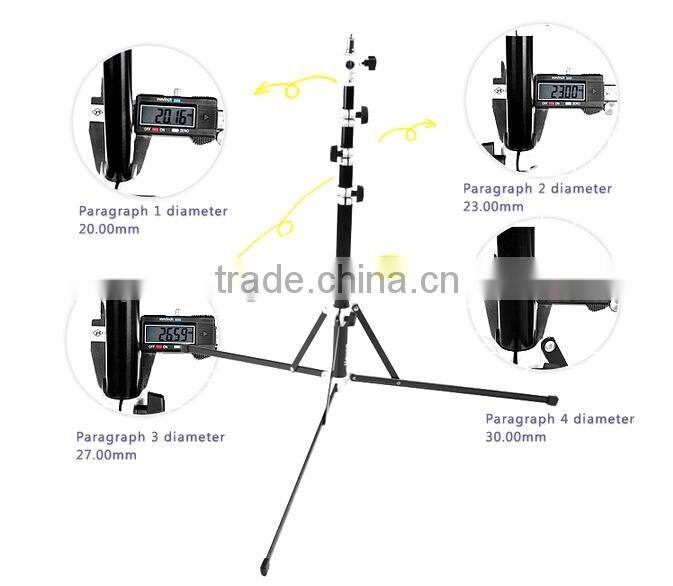 Factory supply Hpusn X4 reverse fold studio photo stand 2m photo studio accessories