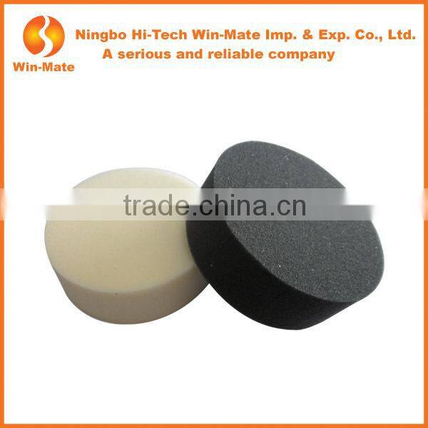 70*25mm Round Kryvaline Face Clearly Black Puff