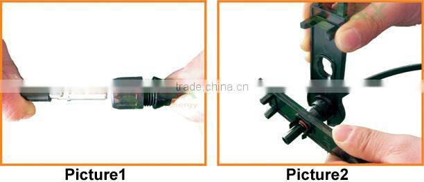 High Quality MC4 Solar PV Connector With TUV Approval, Apply To Solar System Connection