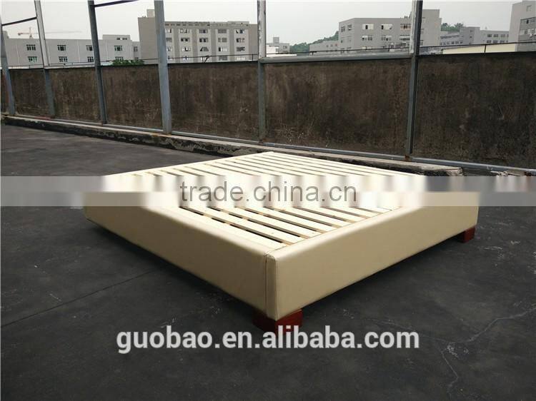 KD packing strong solid wooden bed frame/chinese wooden bed frame