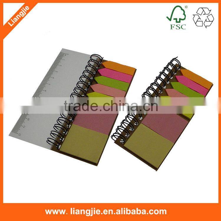 Kraft cover spiral writing pads filler papers eco-friendly notebook with pen