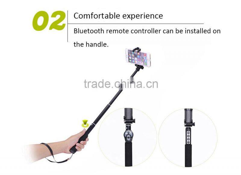 Best choice fashion aluminum selfie stick cheap and quality monopod for factory wholesale