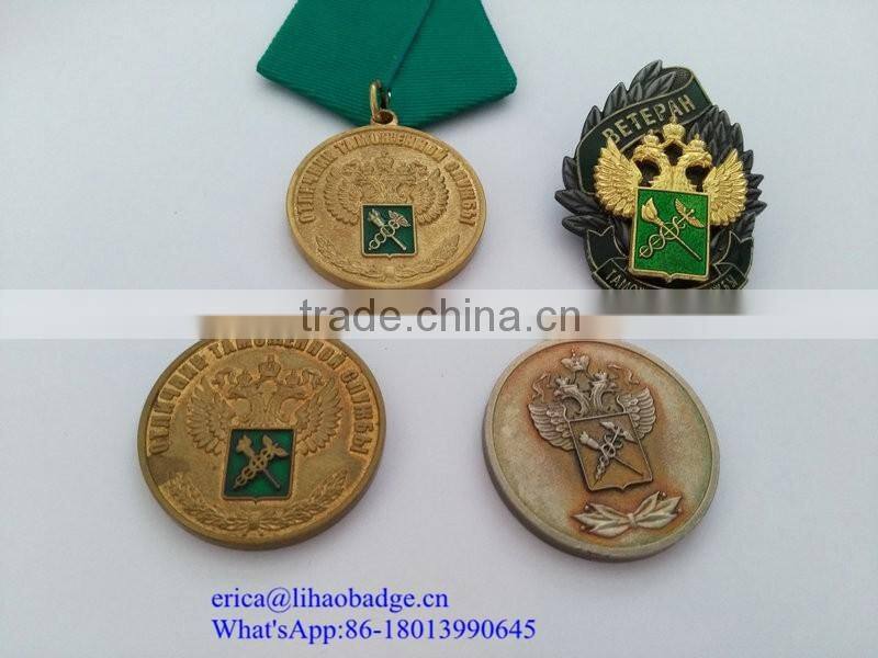 Antique Imitation Style and Medal Product Type Finisher Medal Russia