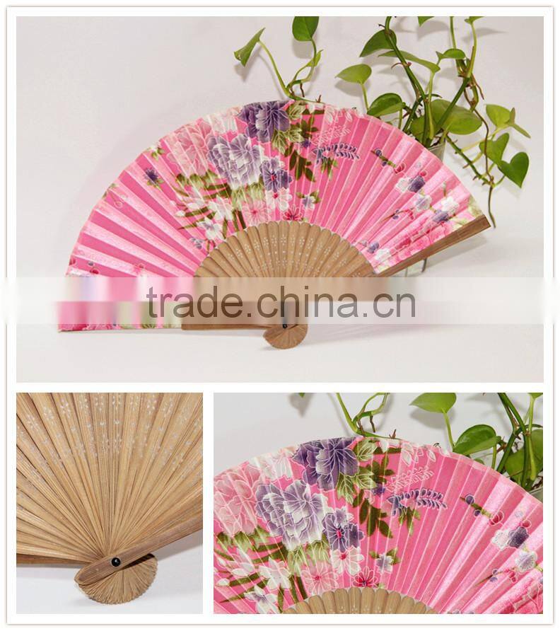 silk fan craft fan lady hand fan for gift