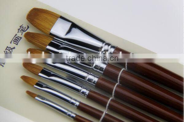 Flat Synthetics hair Artist brush,Paint brush,Artist painting brush