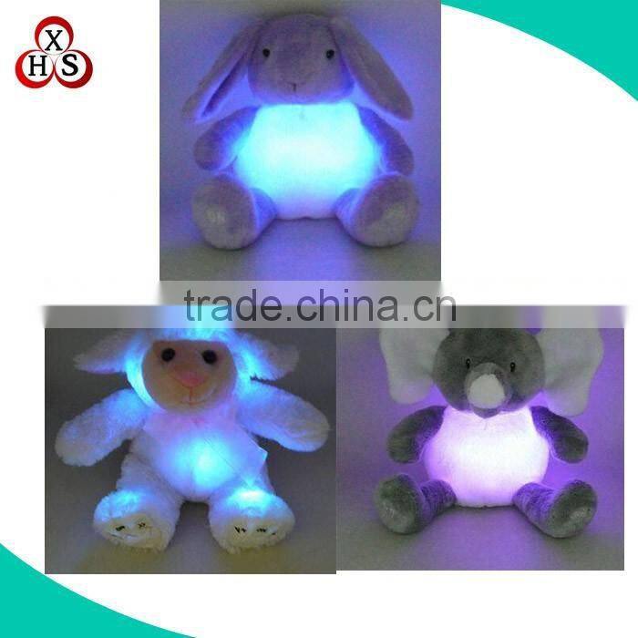 Custom soft plush toys teddy bear stuffed light up teddy bear plush toy