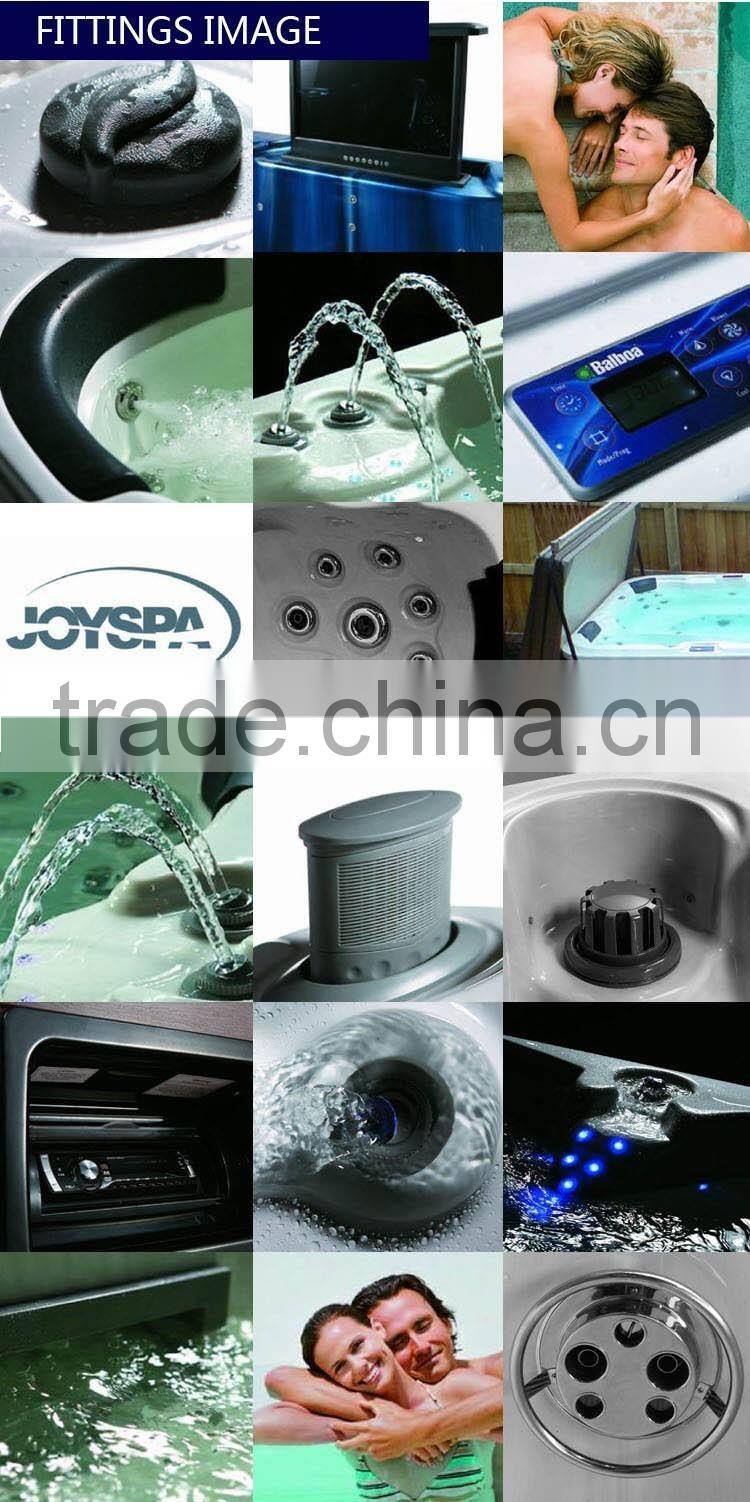 Hot sale Acylic indoor 2 person 6m swim spa with air massage jet
