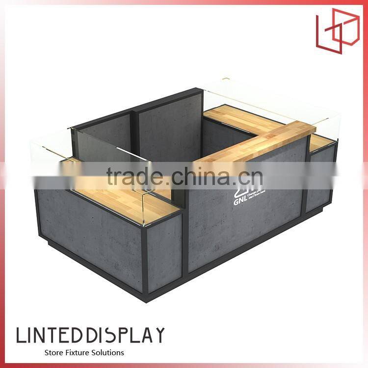 Checkout counter for chain store with cash desk