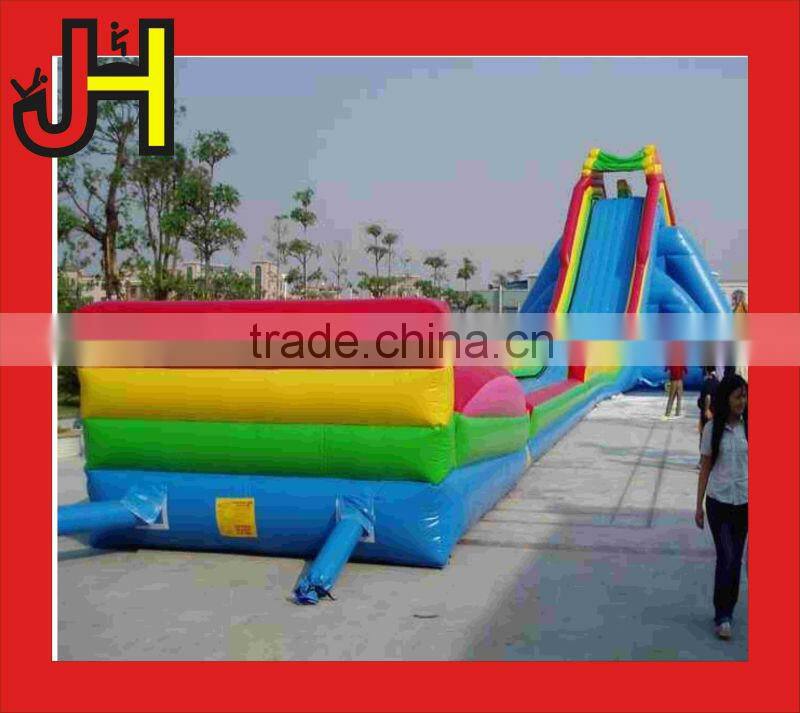 Guangzhou JH Custom Blue&Yellow Large Inflatable Water Slide For Sale