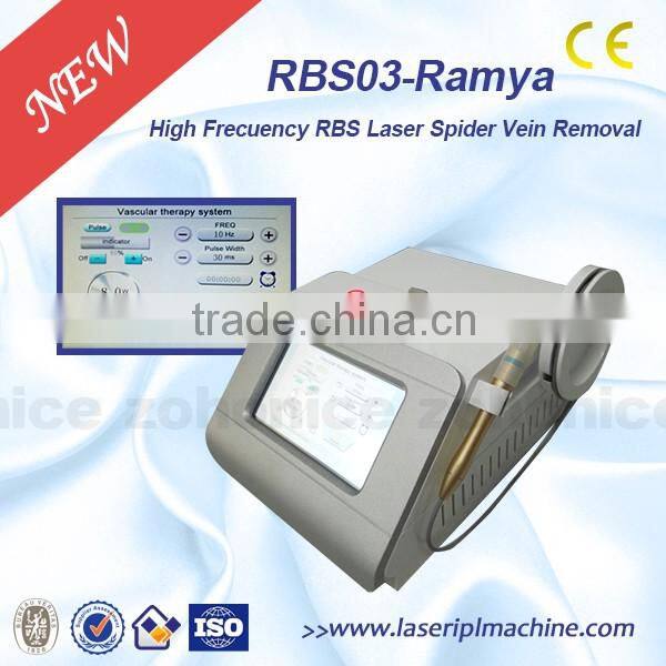 Immediately Result 980nm diode laser spider veins facial redness removal RBS03