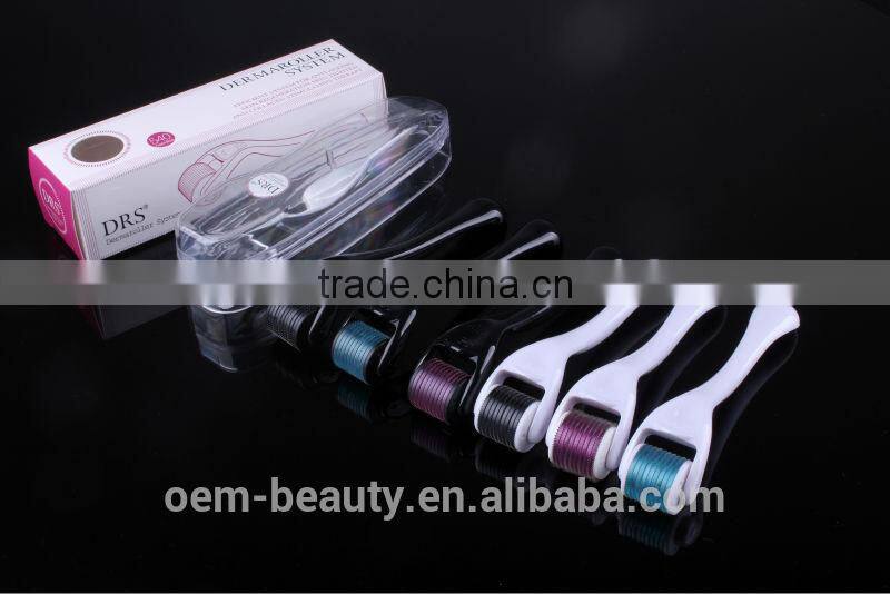 titanium derma roller disk needle derma roller skin vibrating derma roller for hair loss treatment