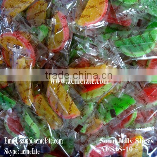 Sweet fruit flavour wholesale soft jelly candy