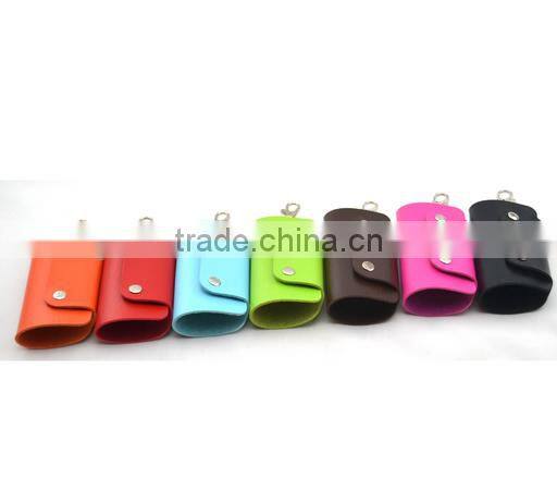 good quality custom size funny pu leather car key holder,key bag, car key waterproof bag