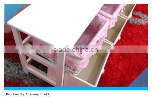 Storage Cupboard Drawers Shelf White Large 6 Shoe Storage Box Bedroom Baby Wood