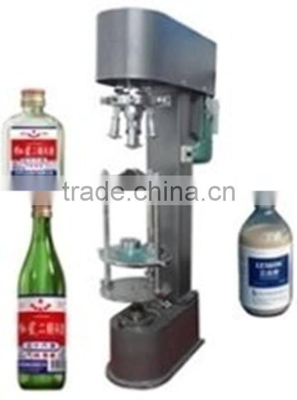 Semi-Automatic bottle Metal Capping Machine with work video