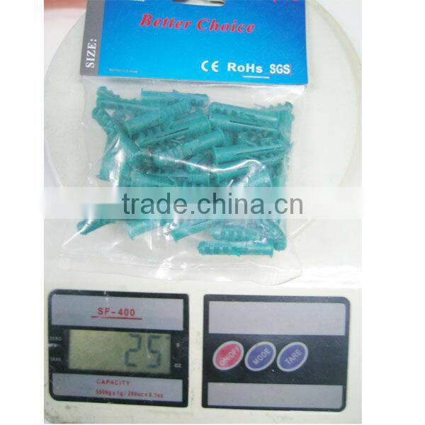 Plastic anchor Wall Plug With Red Color