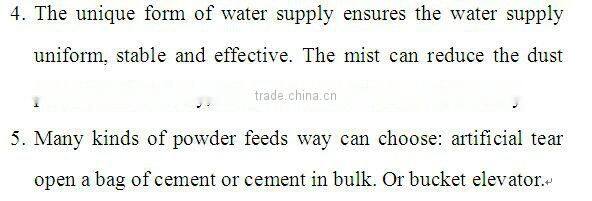 WCB500 stabilized soil mixing plant