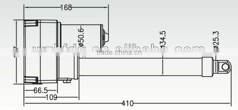 12v/24v heavy load linear actuator for solar panel tracker