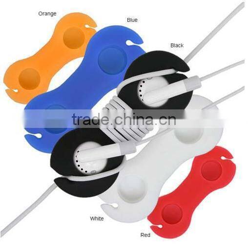 Newest design colourful silicone cable tidy , promotion gift,OEM welcome