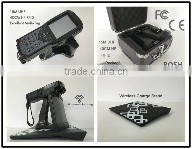 rfid laundry management 15-meter range uhf rfid handheld pc silicone laundry tag reader