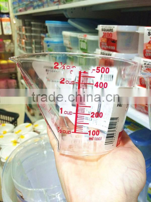 500ML Plastic Transparent Measuring Cup