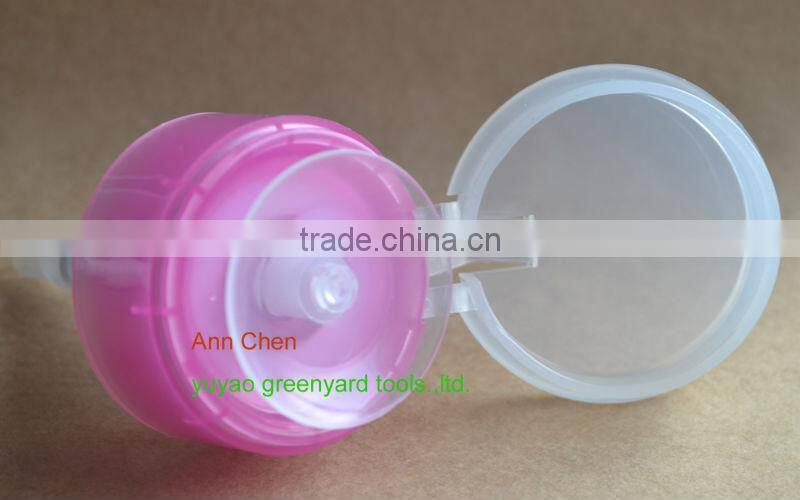 liquid pump bottle for nail polish remover