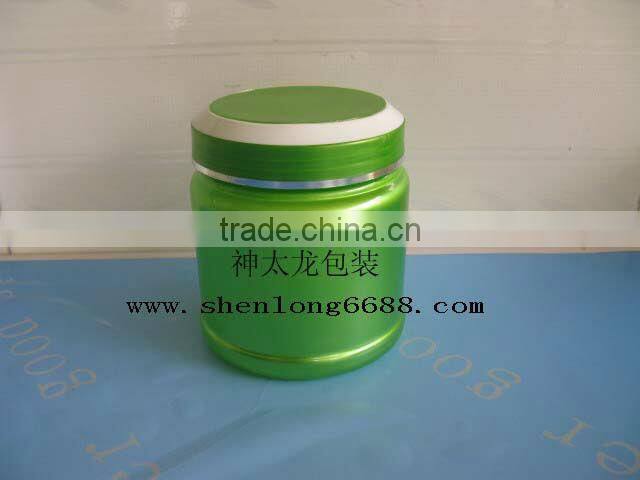 PET plastic shampoo bottle with screw cap