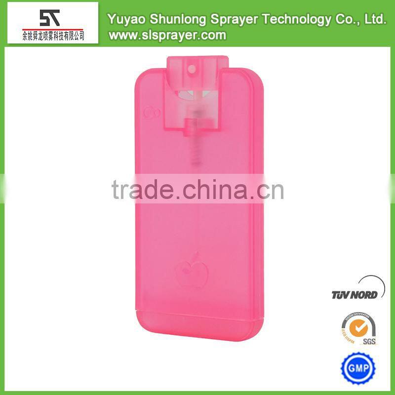 20ml pocket sprayer /plastic credit card sprayer bottle SL-05M