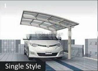 New Outdoor DIY Aluminum & PC sheet King Car Canopy