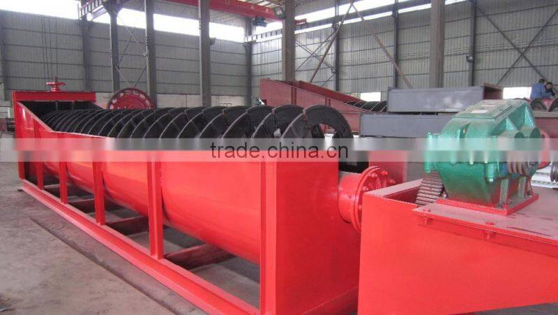 Beach sand spiral sand washer machine/spiral sand washing amchine with nice price