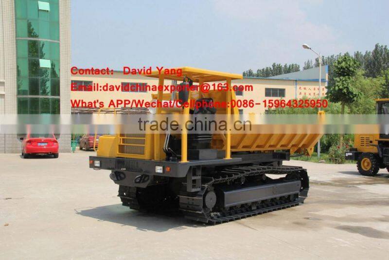 8 tons capacity China brand crawler dumper in stock for sale