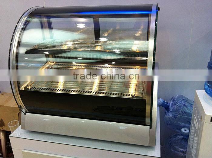 Free Standing Pastry Display Cases/Pastry Shop Equipment/Dessert Display Case